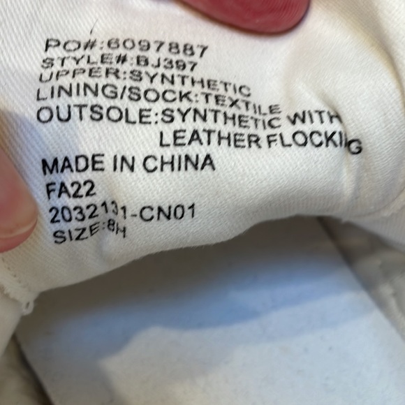 JCREW - WHITE & STRIPED “ROAD TRIP”  SNEAKERS - Picture 8 of 9